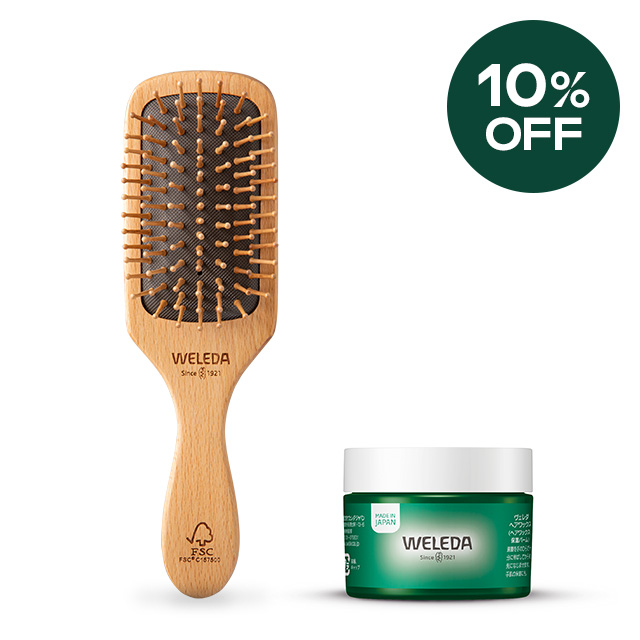 ヘアワックス＆ブラシセット