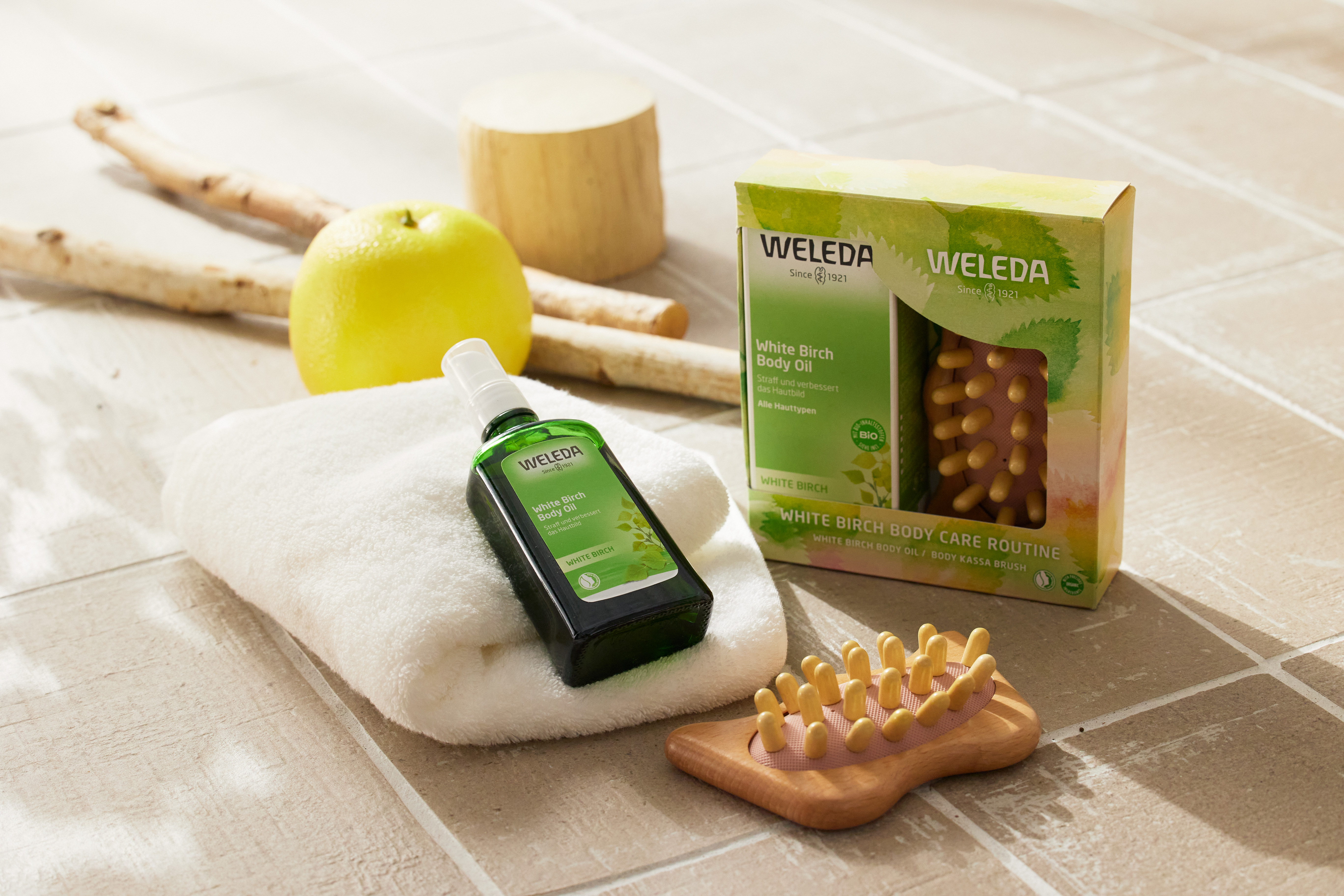 ホワイトバーチボディケアルーティン